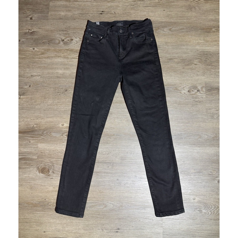 Citizens of Humanity Rocket Mid Rise Skinny Jeans Women's Size 25 black stretch